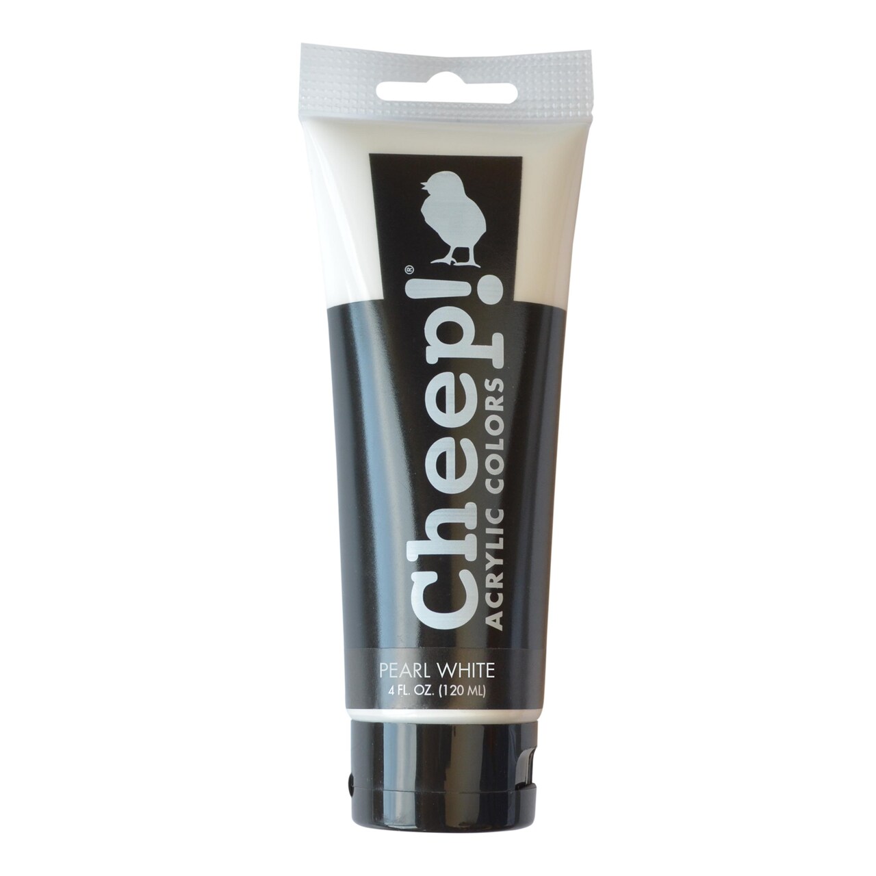 Cheep! Acrylic Paints, 4 oz. Tube - Pearl White, Perfect for Artists - Quality Acrylic Paint Heavy Body Paint Artist and Student